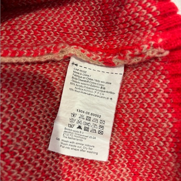 Scotch & Soda Fair Isle Ski Wool Blend Sweater, Men’s Size L - Picture 7 of 7